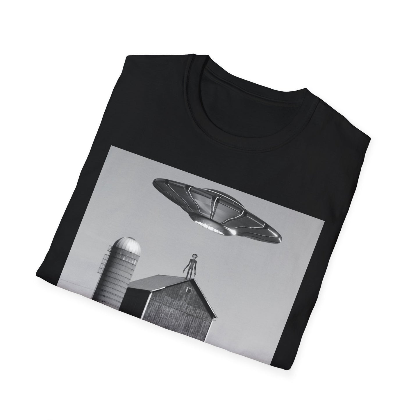 Raccoon Selfie With Alien UFO Funny Raccoon Gifts For Men Women