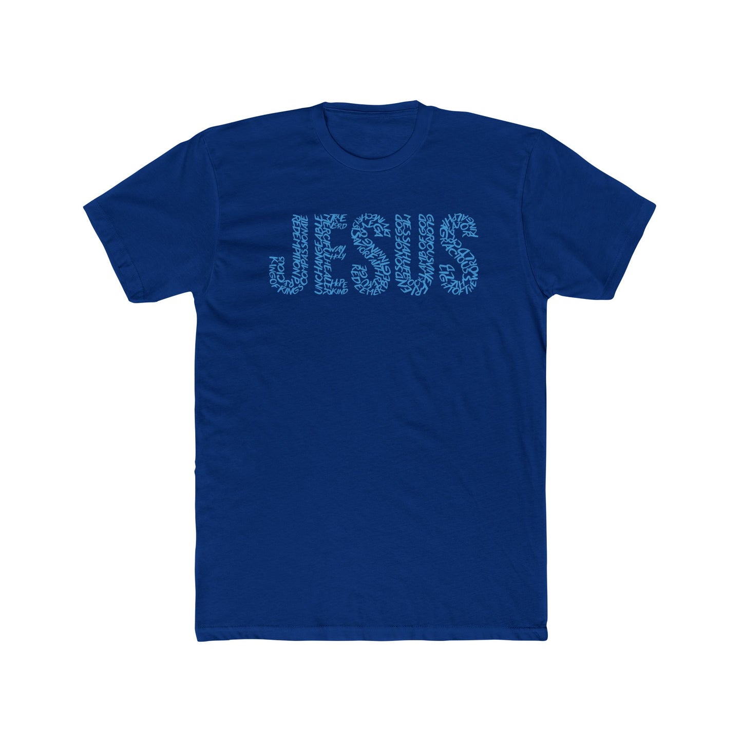 Jesus Typography T-Shirt for Men – Christian Faith Shirt – Minimalist Religious Tee – Spiritual Gift for Him – Comfortable Christian Apparel