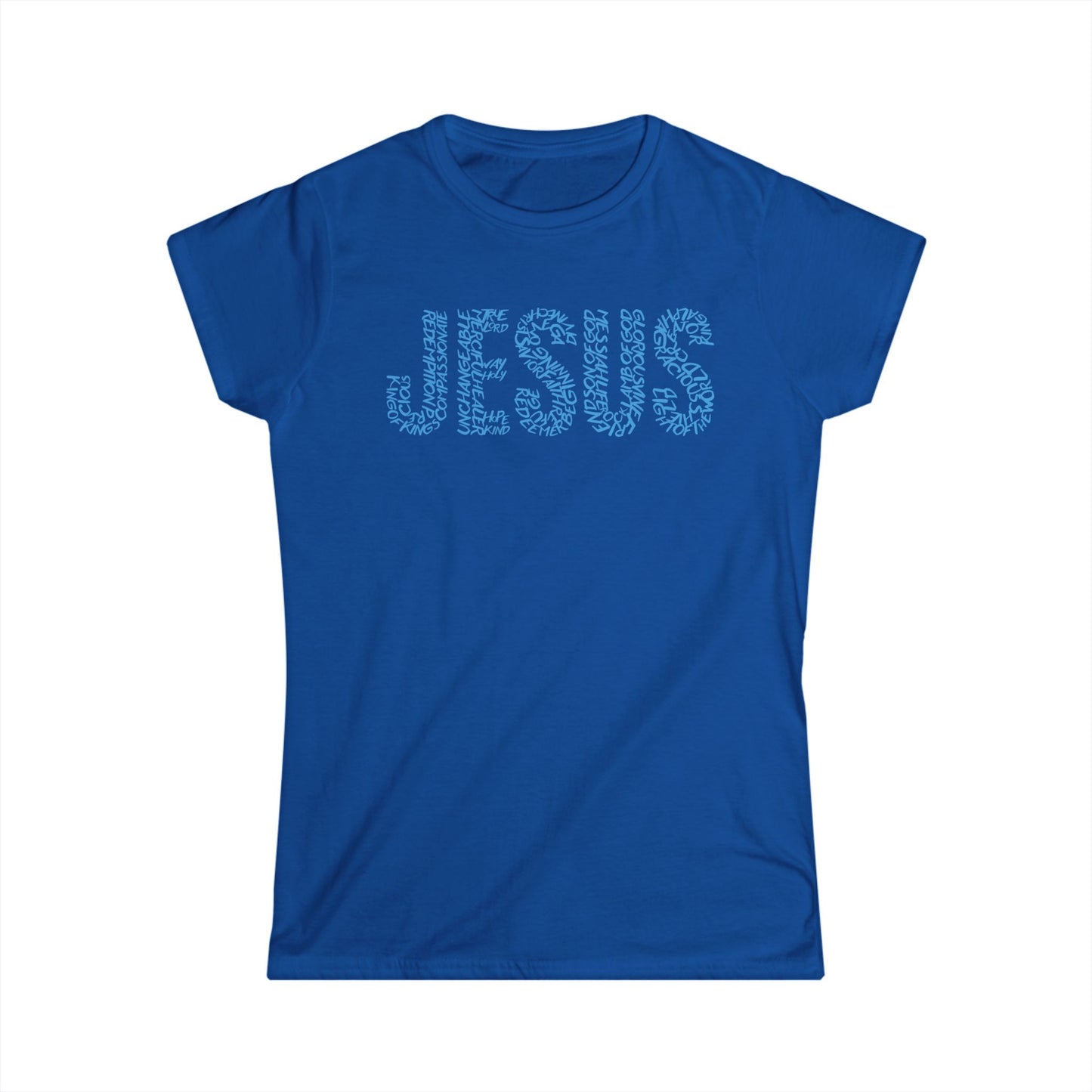 Jesus Floral T-Shirt for Women – Christian Faith Tee – Inspirational Typography Shirt – Spiritual Gift for Her – Casual Christian Outfit