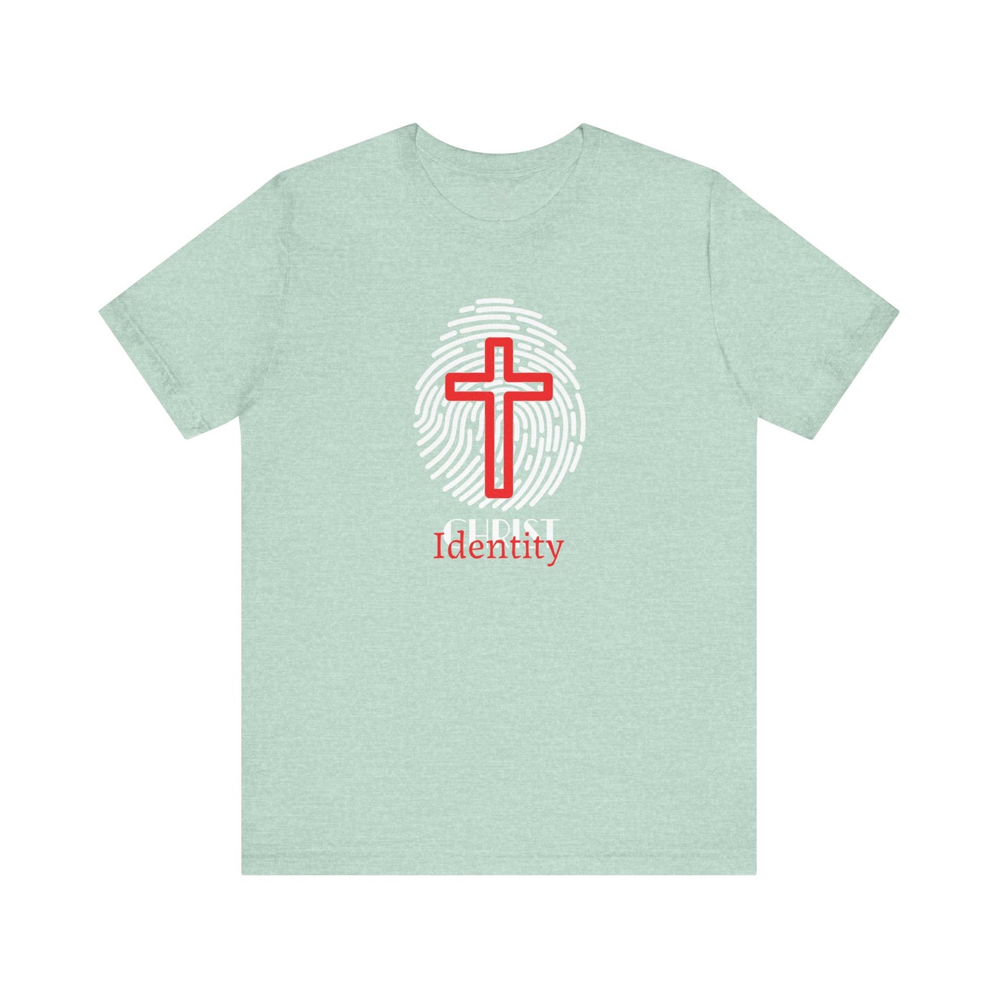 Faith-Inspired Men Tee - Embrace Your Identity, Religious T-Shirt, Inspirational Gift, Casual Wear, Christian Apparel