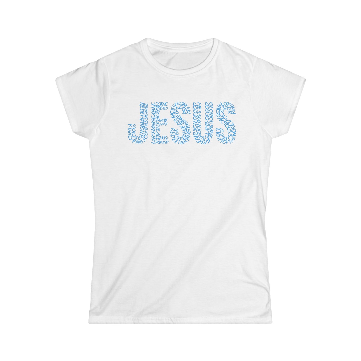 Jesus Floral T-Shirt for Women – Christian Faith Tee – Inspirational Typography Shirt – Spiritual Gift for Her – Casual Christian Outfit